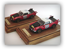 Fiat Abarth 124 Giro d'Italia 1973 #522 e #526