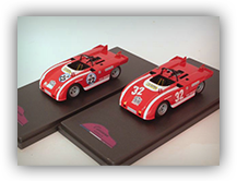 Fiat Abarth 2000 #22Arturo Merzario B. Aires 1972 e #32 Arturo Merzario Daytona 1972