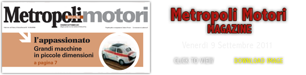 Metropoli Motori Magazine - 9 Settembre 2011