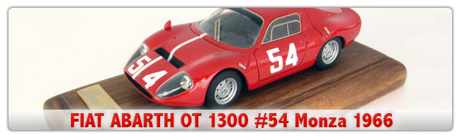 Fiat Abarth OT 1300 #54 Monza 1966