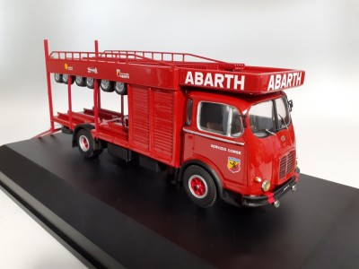 Om Tigre Bisarca Trasporto Servizio Corse  Abarth 1966 - Standard Built 1:43