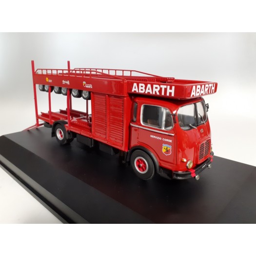 Om Tigre Bisarca Trasporto Servizio Corse  Abarth 1966 - Standard Built 1:43