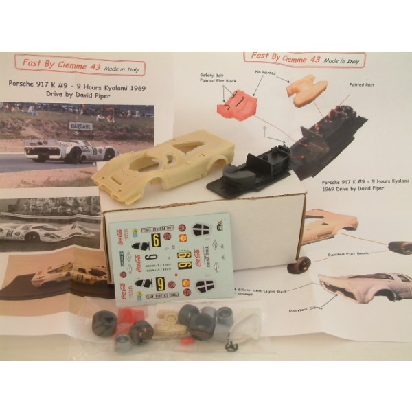 Kit Porsche 917 K # 9 Piper / Attwood 9 Hr Kyalami 1969 - Resin Kit 1:43